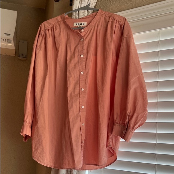 Boden Tops - Boden Coral Long Sleeve Shirt